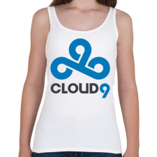 PRINTFASHION Cloud9 logo - Női atléta - Fehér női trikó
