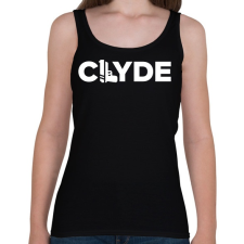 PRINTFASHION Clyde páros póló - Női atléta - Fekete női trikó