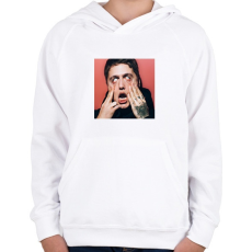 PRINTFASHION CMH - Gyerek kapucnis pulóver - Fehér
