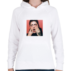 PRINTFASHION CMH - Női kapucnis pulóver - Fehér