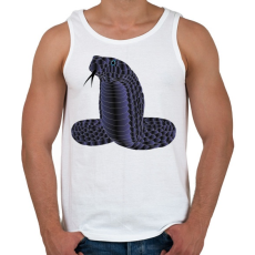 PRINTFASHION cobra-6369762 - Férfi atléta - Fehér