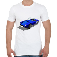 PRINTFASHION Cobra - Férfi póló - Fehér férfi póló