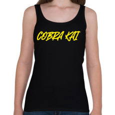 PRINTFASHION COBRA KAI 1 - Női atléta - Fekete