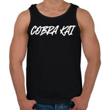 PRINTFASHION COBRA KAI 2 - Férfi atléta - Fekete atléta, trikó