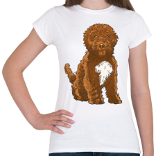 PRINTFASHION Cockapoo kutya - Női póló - Fehér női póló