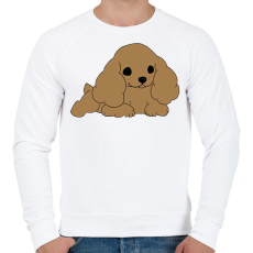 PRINTFASHION Cocker spániel - Férfi pulóver - Fehér