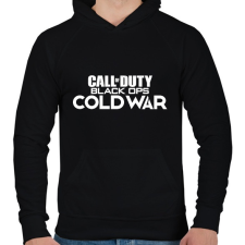 PRINTFASHION COD - Cold War - Férfi kapucnis pulóver - Fekete férfi pulóver, kardigán