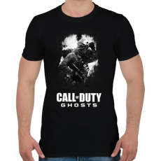 PRINTFASHION COD: Ghosts - Férfi póló - Fekete