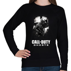 PRINTFASHION COD: Ghosts - Női pulóver - Fekete