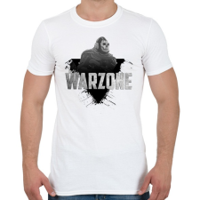 PRINTFASHION COD: Warzone - Férfi póló - Fehér férfi póló