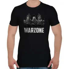 PRINTFASHION COD: Warzone - Férfi póló - Fekete férfi póló