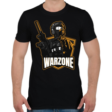 PRINTFASHION COD: Warzone - Férfi póló - Fekete
