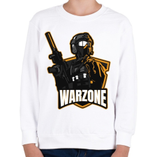 PRINTFASHION COD: Warzone - Gyerek pulóver - Fehér gyerek pulóver, kardigán
