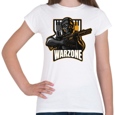 PRINTFASHION COD: Warzone - Női póló - Fehér