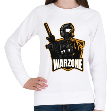 PRINTFASHION COD: Warzone - Női pulóver - Fehér női pulóver, kardigán