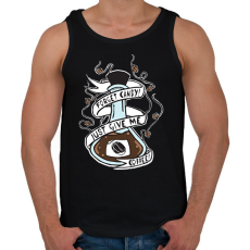 PRINTFASHION coffee.halloween - Férfi atléta - Fekete