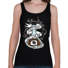 PRINTFASHION coffee.halloween - Női atléta - Fekete női trikó