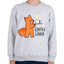 PRINTFASHION Coffee Lover - Gyerek pulóver - Sport szürke gyerek pulóver, kardigán