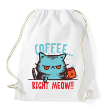 PRINTFASHION Coffee right - Sportzsák, Tornazsák - Fehér tornazsák