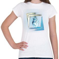 PRINTFASHION colorfulltiger - Női póló - Fehér