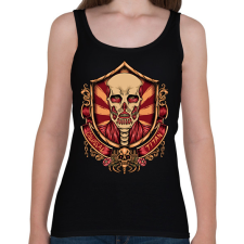 PRINTFASHION Colossal Titan - Női atléta - Fekete női trikó