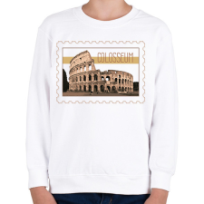 PRINTFASHION Colosseum - Gyerek pulóver - Fehér gyerek pulóver, kardigán