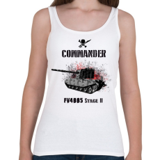 PRINTFASHION commander fv4005 - Női atléta - Fehér