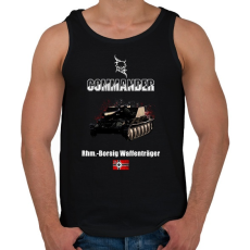 PRINTFASHION commander-rhm - Férfi atléta - Fekete