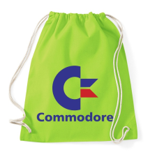 PRINTFASHION Commodore - Sportzsák, Tornazsák - Limezöld tornazsák