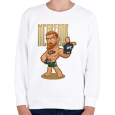PRINTFASHION Conor McGregor - Gyerek pulóver - Fehér
