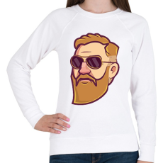 PRINTFASHION Conor McGregor - Női pulóver - Fehér