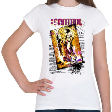 PRINTFASHION CONTROL - Női póló - Fehér