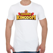 PRINTFASHION Cookie Run Kingdom - Logo - Férfi póló - Fehér férfi póló