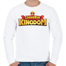 PRINTFASHION Cookie Run Kingdom - Logo - Férfi pulóver - Fehér