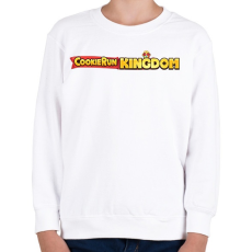 PRINTFASHION Cookie Run Kingdom - Logo - Gyerek pulóver - Fehér