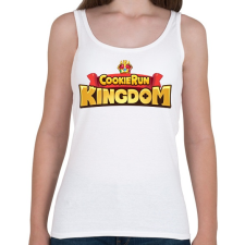 PRINTFASHION Cookie Run Kingdom - Logo - Női atléta - Fehér női trikó