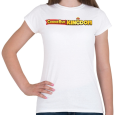PRINTFASHION Cookie Run Kingdom - Logo - Női póló - Fehér