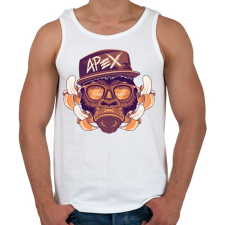 PRINTFASHION Cool Apex - Férfi atléta - Fehér atléta, trikó