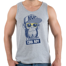PRINTFASHION cool boy gorilla - Férfi atléta - Sport szürke atléta, trikó