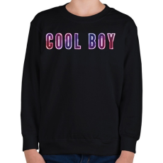 PRINTFASHION cool boy - Gyerek pulóver - Fekete