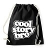 PRINTFASHION Cool Story Bro - Sportzsák, Tornazsák - Fekete