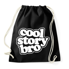 PRINTFASHION Cool Story Bro - Sportzsák, Tornazsák - Fekete tornazsák