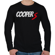 PRINTFASHION COOPER S - Férfi hosszú ujjú póló - Fekete