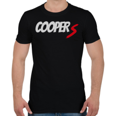 PRINTFASHION COOPER S - Férfi póló - Fekete