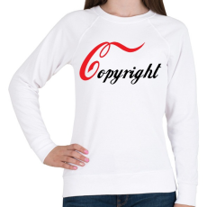 PRINTFASHION Copyright - Női pulóver - Fehér