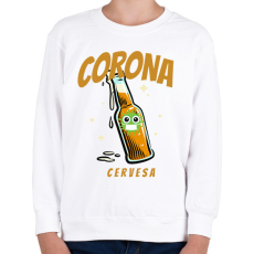 PRINTFASHION CORONA CERVESA - Gyerek pulóver - Fehér