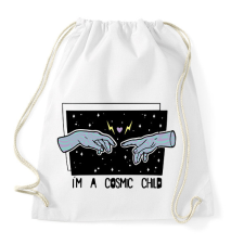 PRINTFASHION Cosmic child - Sportzsák, Tornazsák - Fehér tornazsák