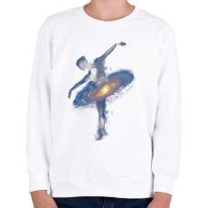 PRINTFASHION Cosmic dance - Gyerek pulóver - Fehér