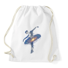 PRINTFASHION Cosmic dance - Sportzsák, Tornazsák - Fehér tornazsák