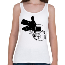 PRINTFASHION Cosmoshadow - Női atléta - Fehér női trikó